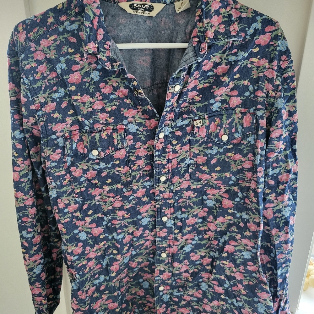 Salt Valley Western Shirt Sz M